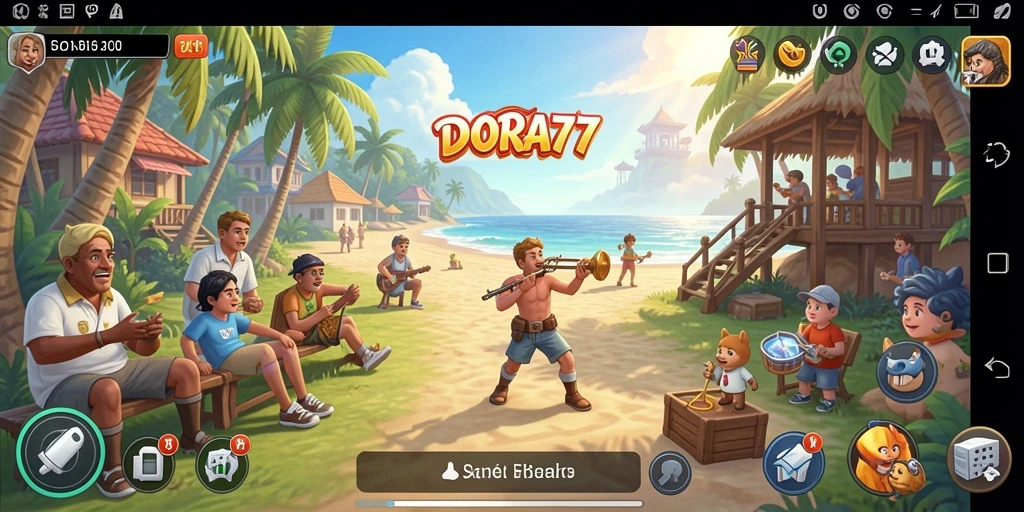 Gameplay DORA77 yang menarik dan penuh warna.