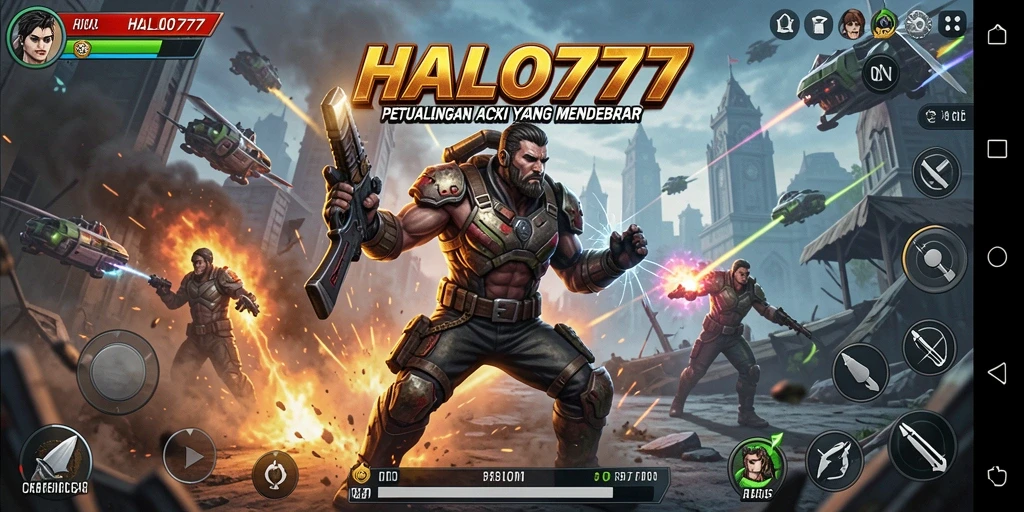 Tampilan luar biasa dari gameplay seru HALO777.