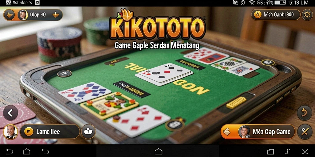 Tampilan gameplay KIKOTOTO yang menarik dan interaktif.