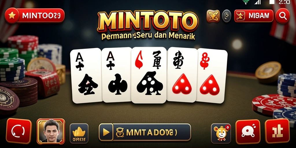Screenshot MINTOTO menunjukkan permainan Domino yang menarik.