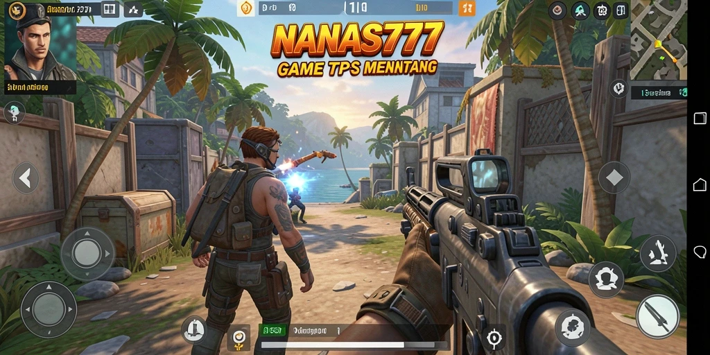 Screenshot NANAS777 menunjukkan aksi seru dalam permainan TPS.