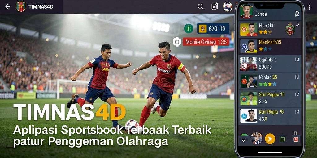 Screenshot utama TIMNAS4D yang menampilkan gameplay taruhan olahraga.